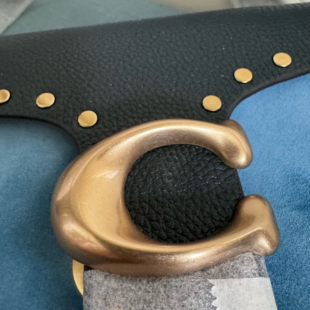 NEW Coach Tabby Shoulder Bag 26 Color block W/Rivets Festival Coastal Cowgirl - Picture 8 of 14